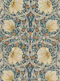 Morris & Co. Pimpernel eyelet curtains 137cm drop - British product