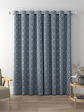 John Lewis Trellis Weave curtains Bluestone 167x137cm, UK version
