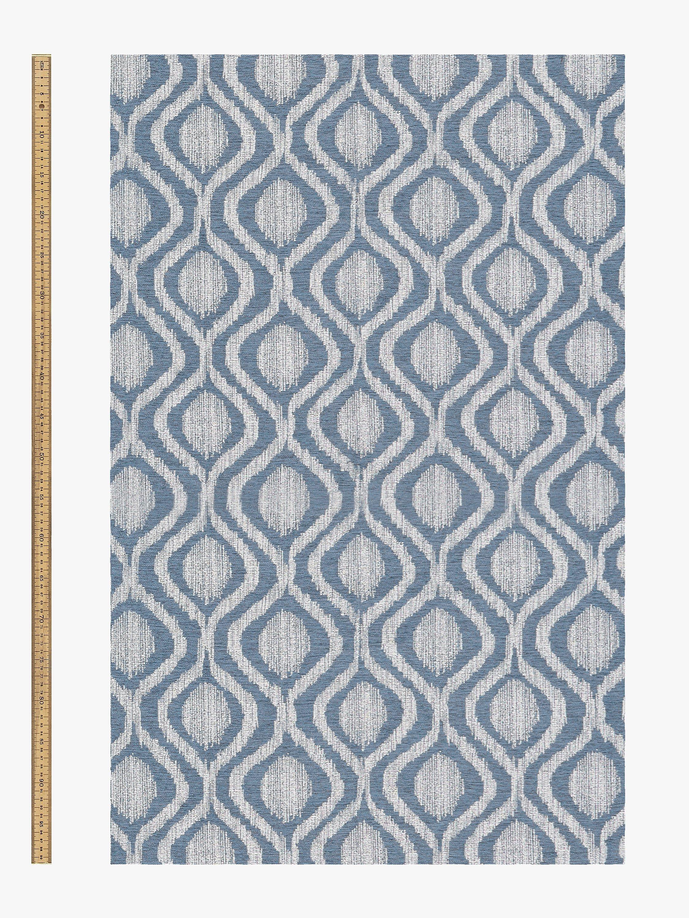 John Lewis Trellis Weave curtains Bluestone 167x137cm, UK version