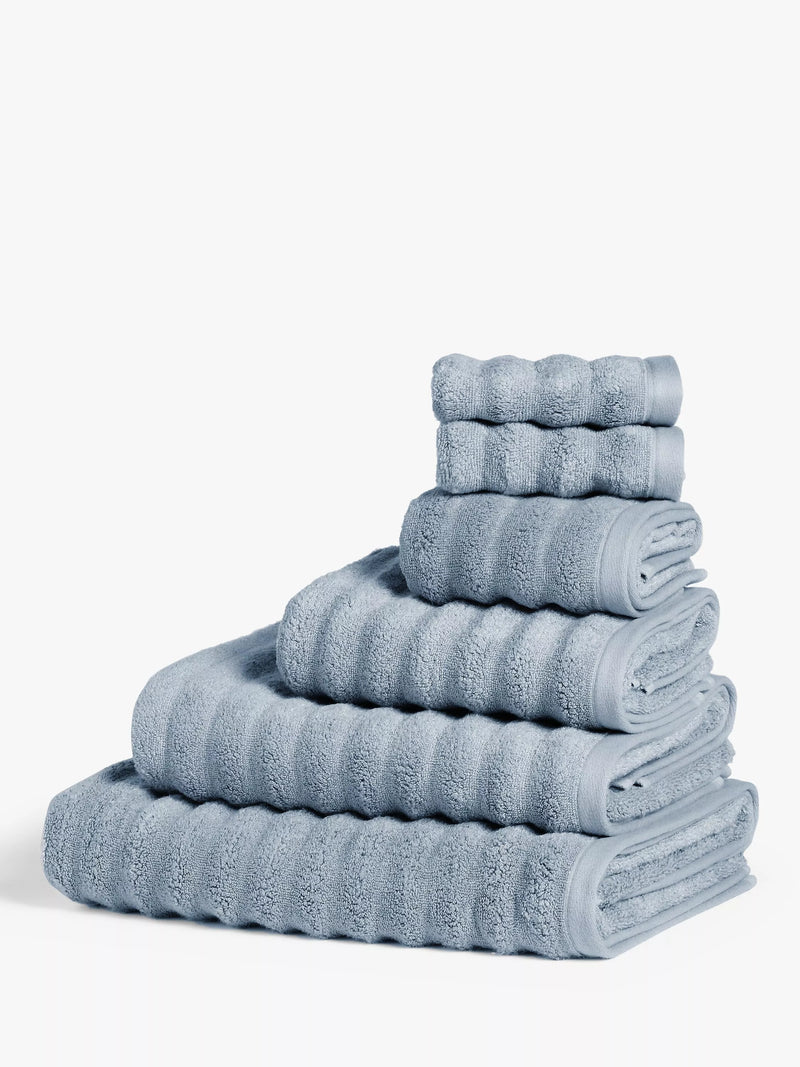 John Lewis Luxury Spa Towels containing TENCEL™ Modal, Pacific, Face Cloth (Set of 2)