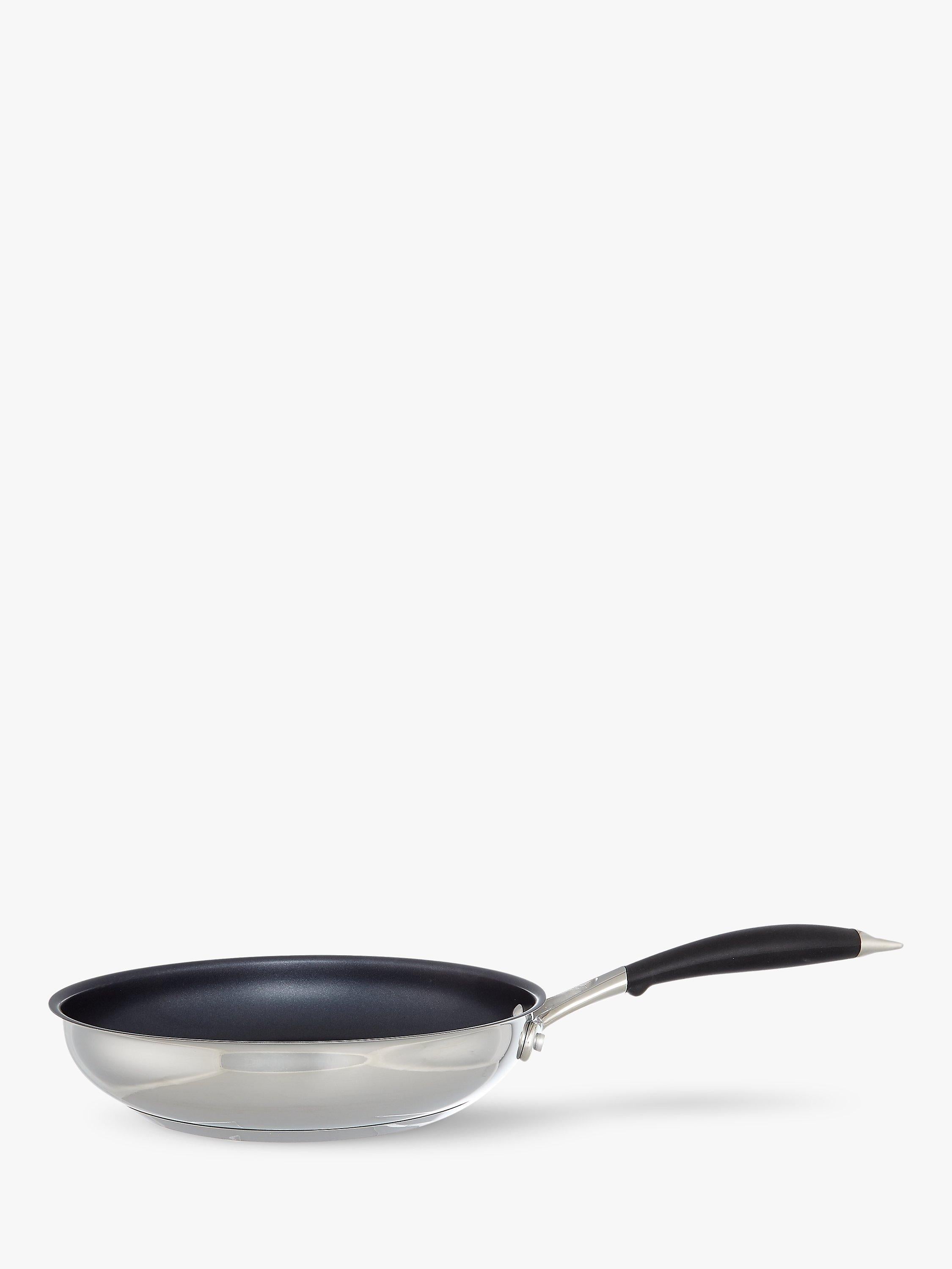 John Lewis stainless steel frying pan 24cm, imported from the UK