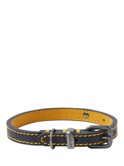 John Lewis Joules Plain Leather Dog Collar- Buy online at McGrocer