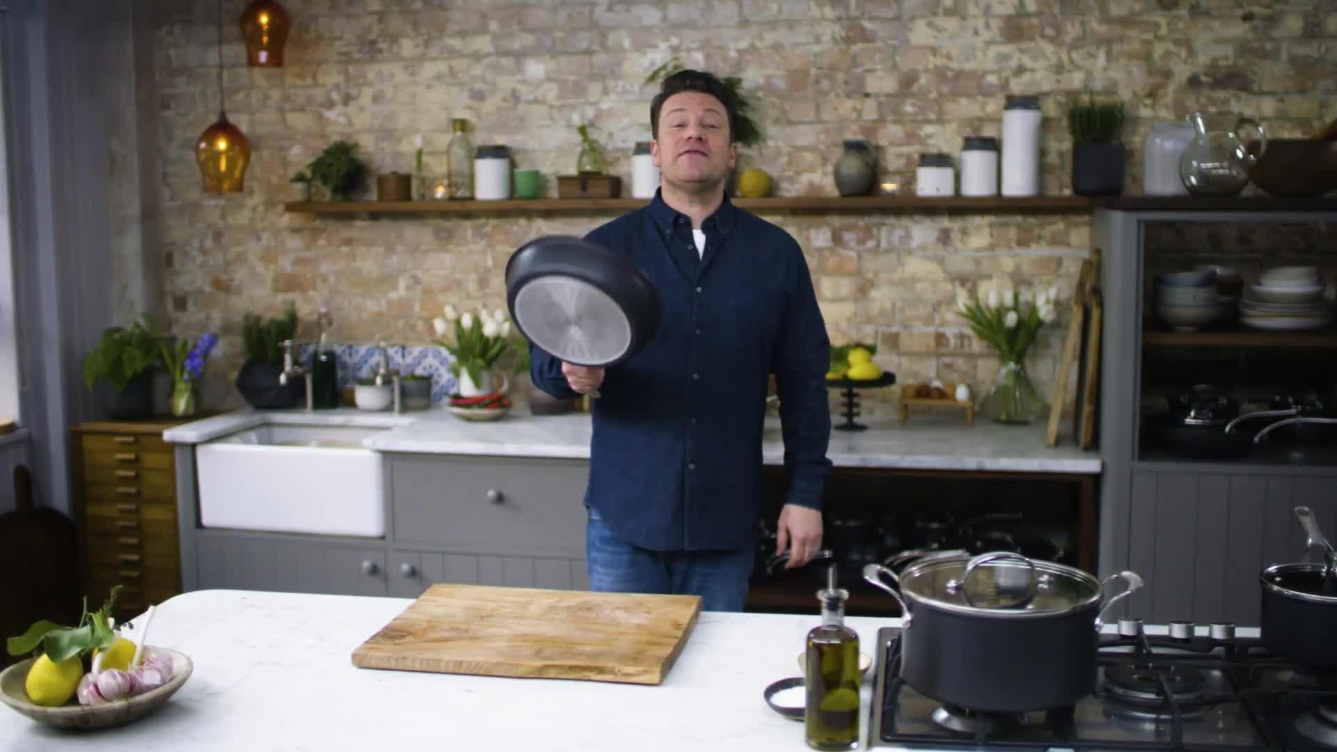 Jamie Oliver Tefal Non-Stick Frying Pan 24cm, imported from the UK