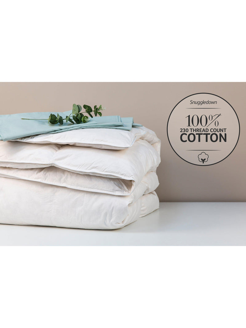 Snuggledown 3-in-1 duck feather duvet single (British brand)