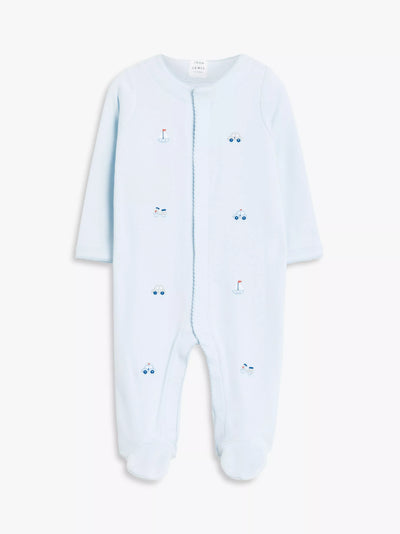 Combinaison de nuit bébé brodée jouets miniatures John Lewis, Multi