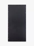 John Lewis black metal frame rectangular wall mirror, UK version