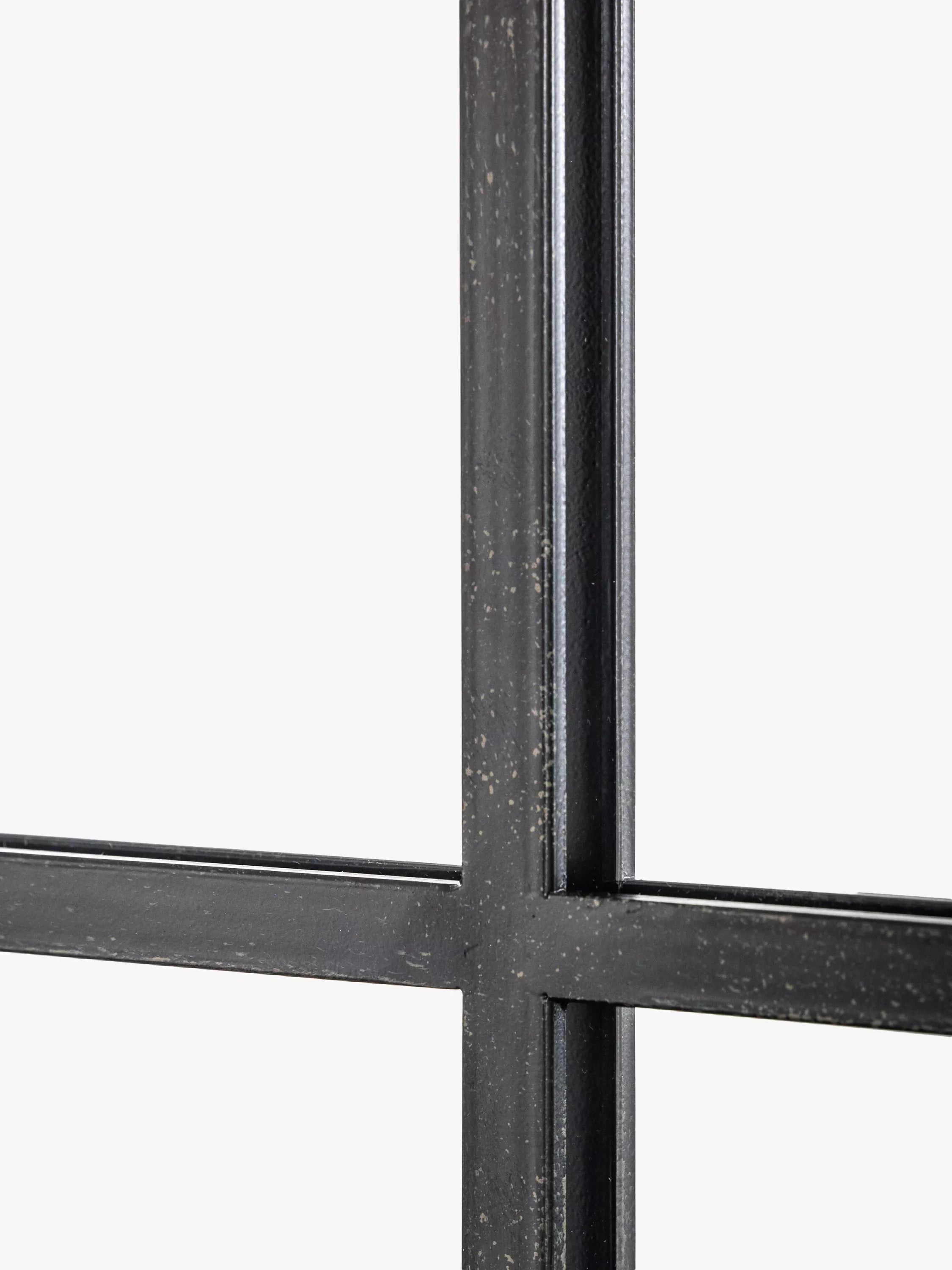John Lewis black metal frame rectangular wall mirror, UK version