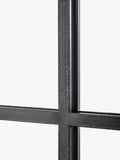 John Lewis black metal frame rectangular wall mirror, UK version