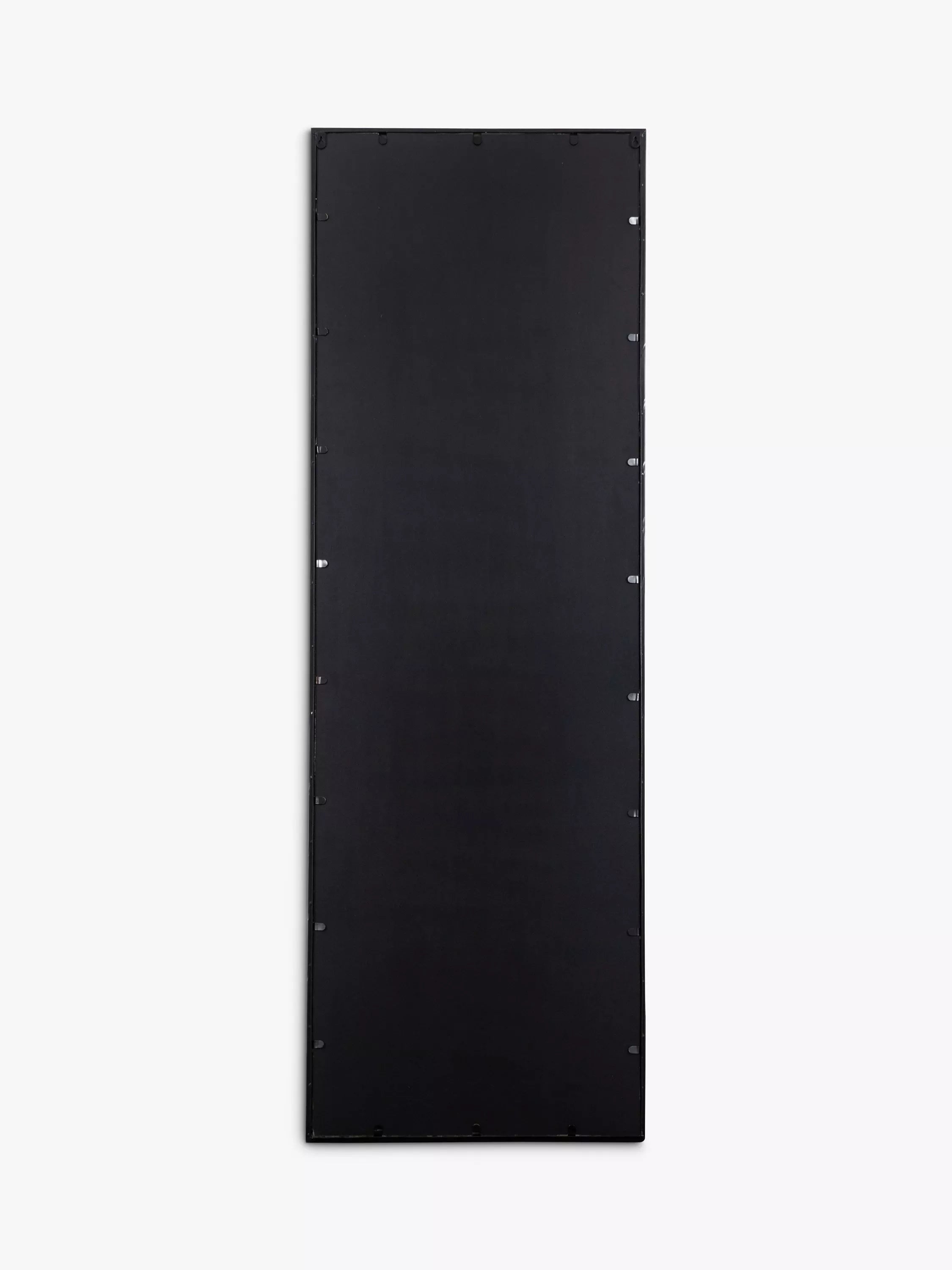 John Lewis black metal frame rectangular wall mirror, UK version