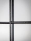 John Lewis black metal frame rectangular wall mirror, UK version