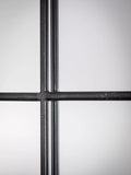 John Lewis black metal frame rectangular wall mirror, UK version