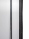 John Lewis black metal frame rectangular wall mirror, UK version