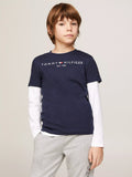 Tommy Hilfiger Kids' Essential Organic Cotton Logo Tee