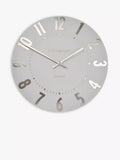 Thomas Kent Mulberry wall clock with Arabic numerals - British product