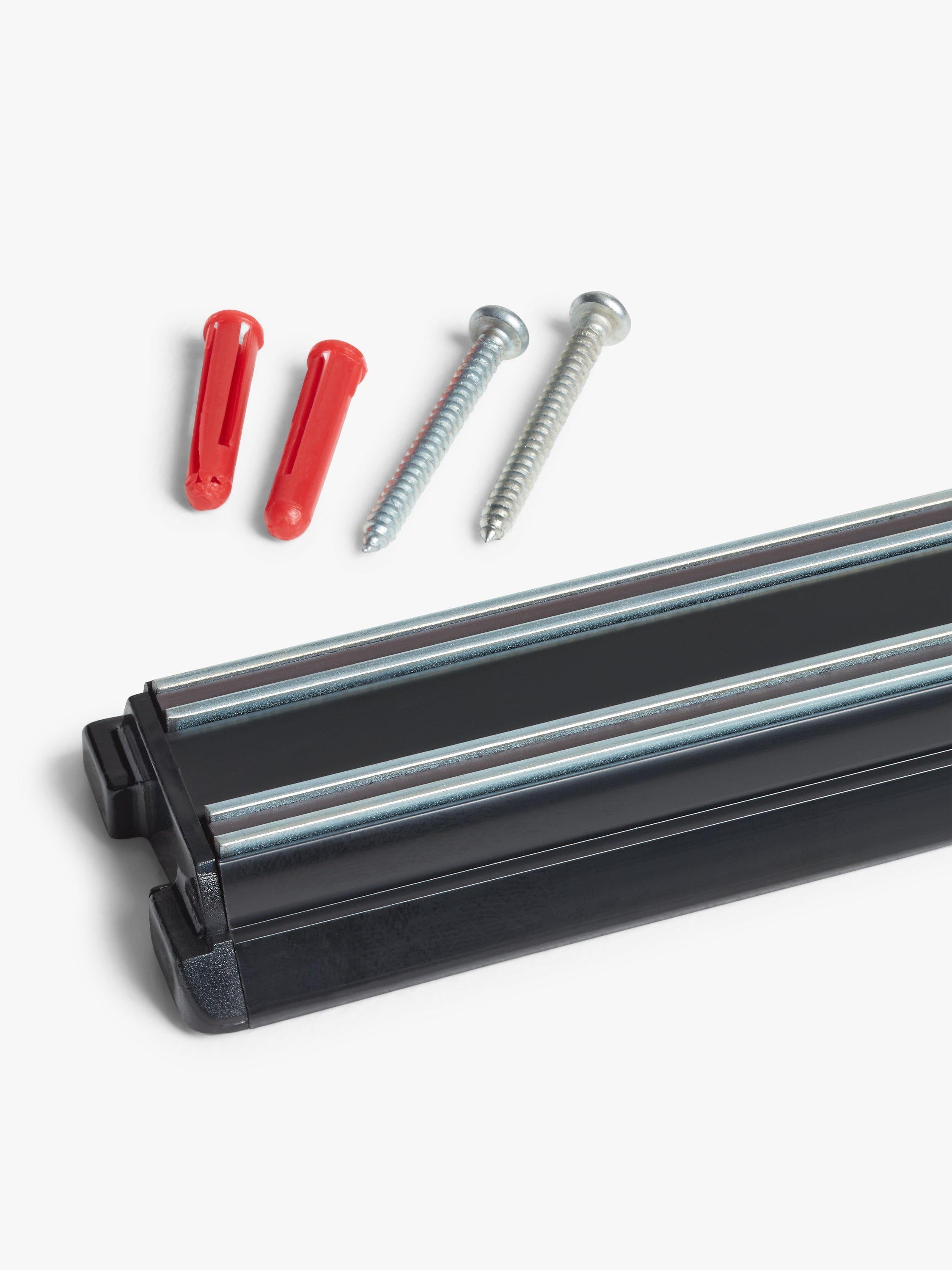 John Lewis black magnetic knife rack 45cm (British brand)