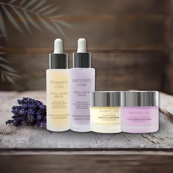London Botanical Laboratories Youthful Glow anti-ageing kit, imported from the UK