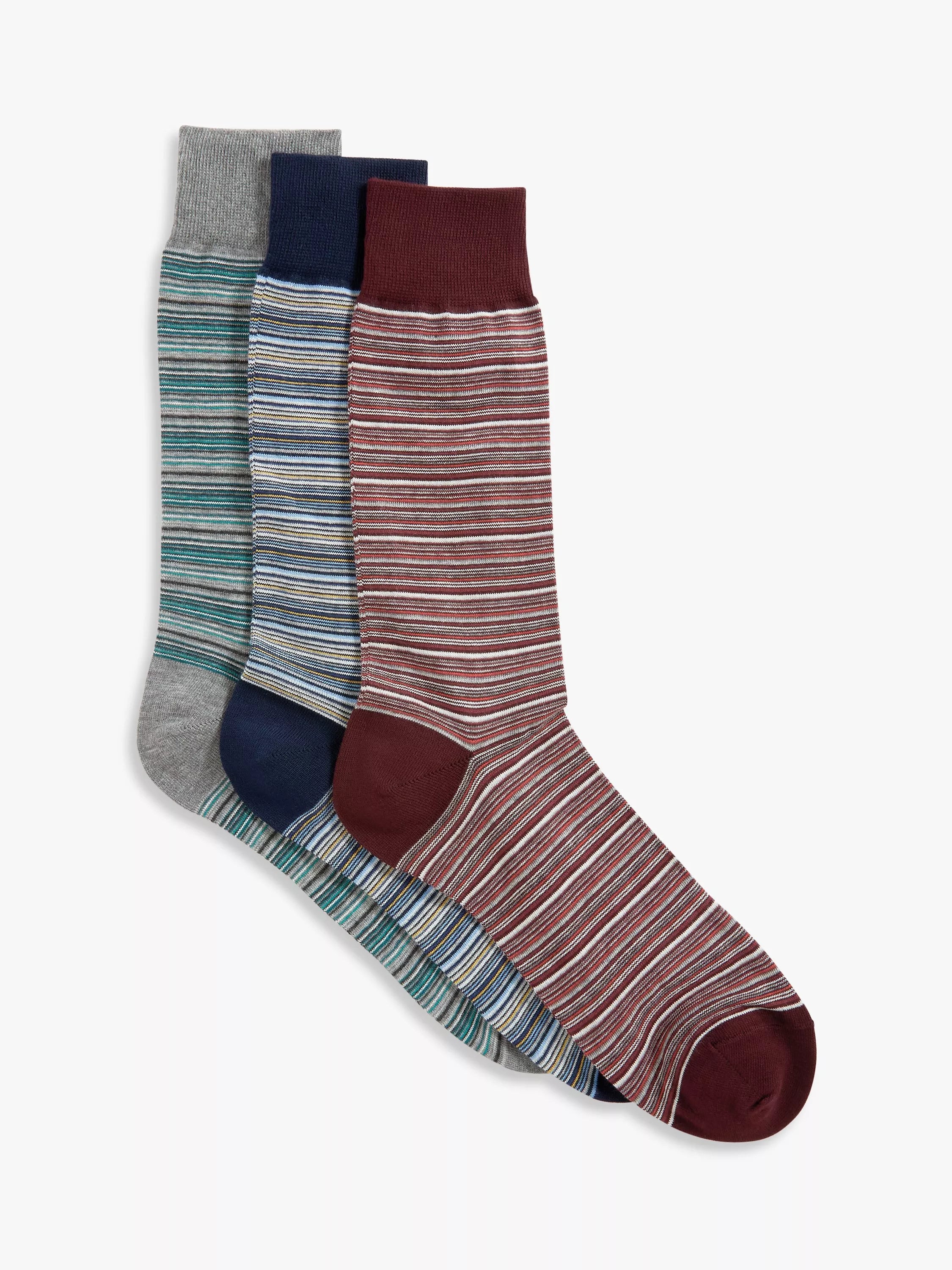 John Lewis patterned socks pack of 3, imported from the UK