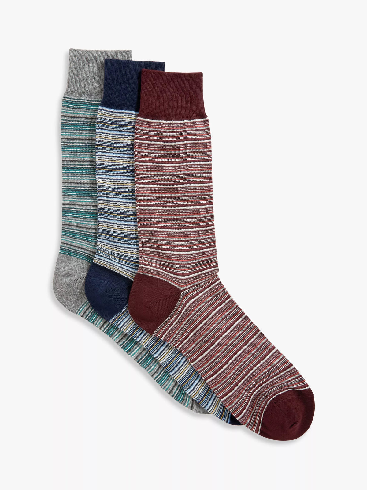 John Lewis patterned socks pack of 3, imported from the UK