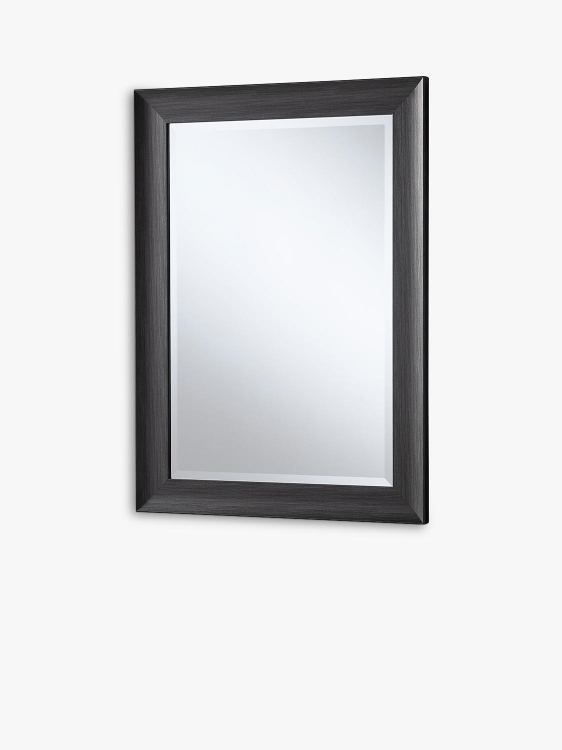 Yearn wood-effect rectangular wall mirror 74x102cm, UK version