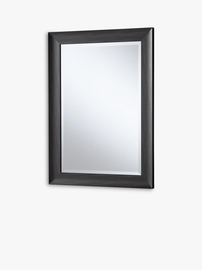 Yearn wood-effect rectangular wall mirror 74x102cm, UK version