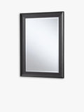 Yearn wood-effect rectangular wall mirror 74x102cm, UK version