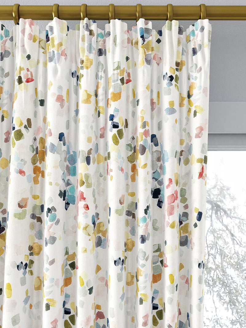 John Lewis Dapple abstract print curtains 117x137cm (British brand)