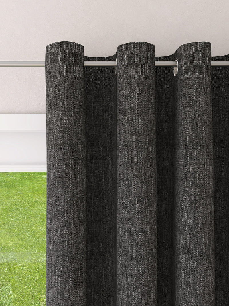John Lewis textured weave thermal lined eyelet door curtain 213cm, UK version