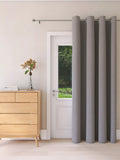 John Lewis Textured Weave Ultra Thermal Lined Eyelet Door Curtain
