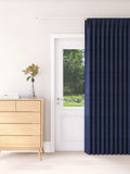 John Lewis Textured Weave Ultra Thermal Lined Pencil Pleat Door Curtain - W167 x Drop 213cm