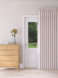 John Lewis Textured Weave Ultra Thermal Lined Pencil Pleat Door Curtain - W167 x Drop 213cm
