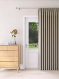 John Lewis Textured Weave Ultra Thermal Lined Pencil Pleat Door Curtain - W167 x Drop 213cm