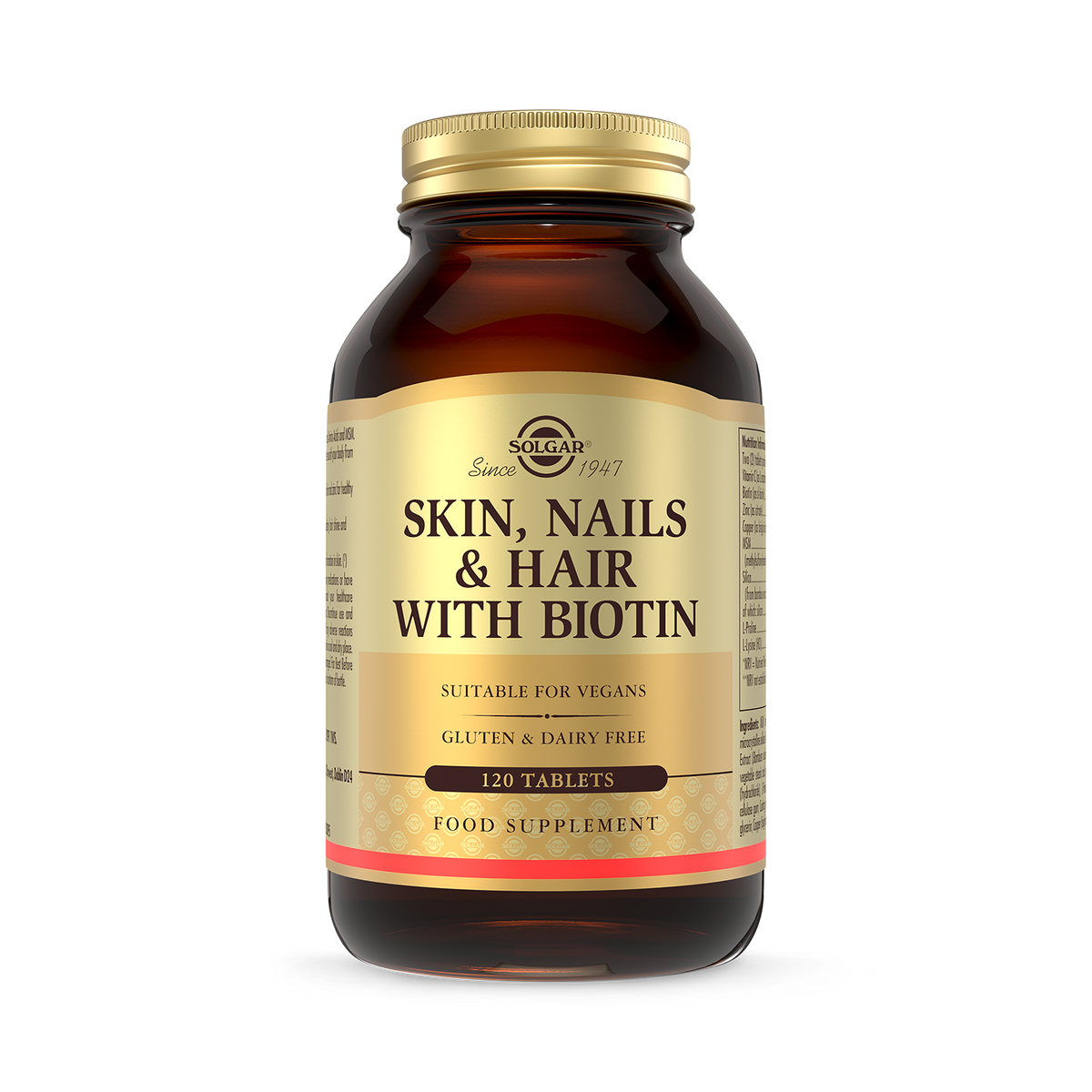 Solgar Skin Nails and Hair Formula 120 tablets (British brand)