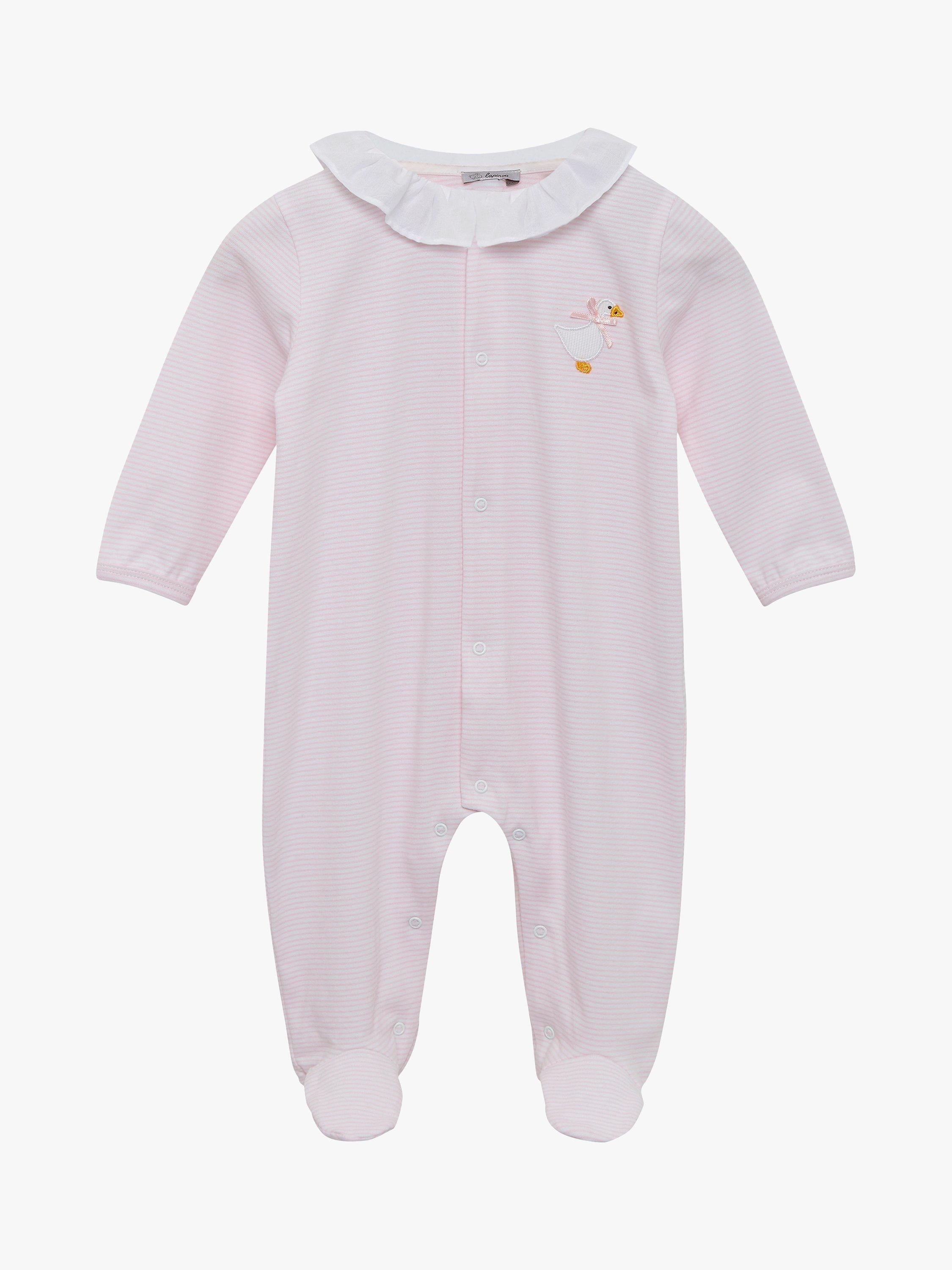 Trotters Lapinou Baby Jemma Organic Cotton Duck Appliqué Jersey Bodysuit (British brand)