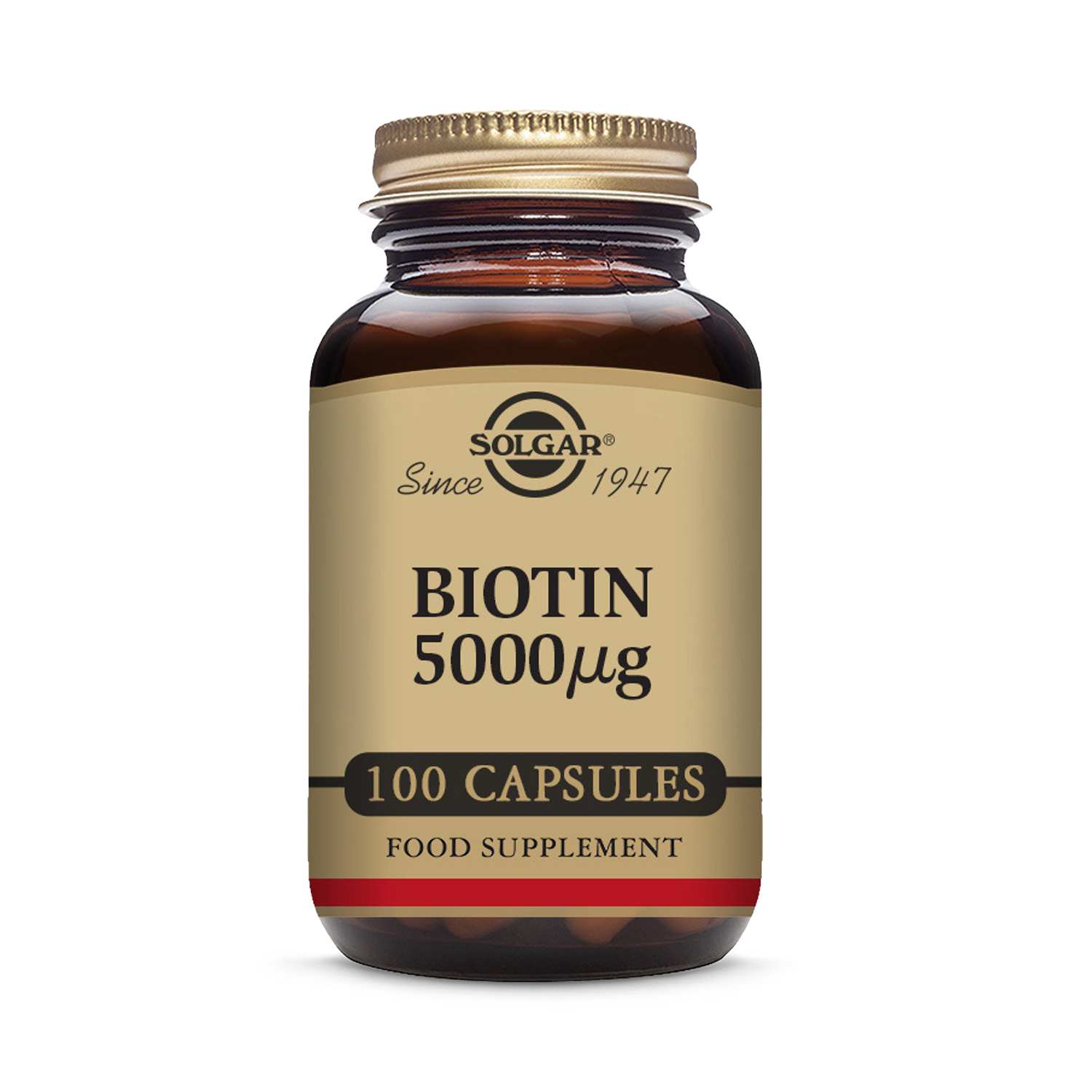 Solgar Biotin 5000µg 50 Vegi Capsules