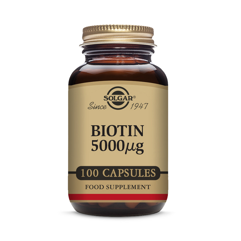 Solgar Biotin 5000µg 50 Vegi Capsules