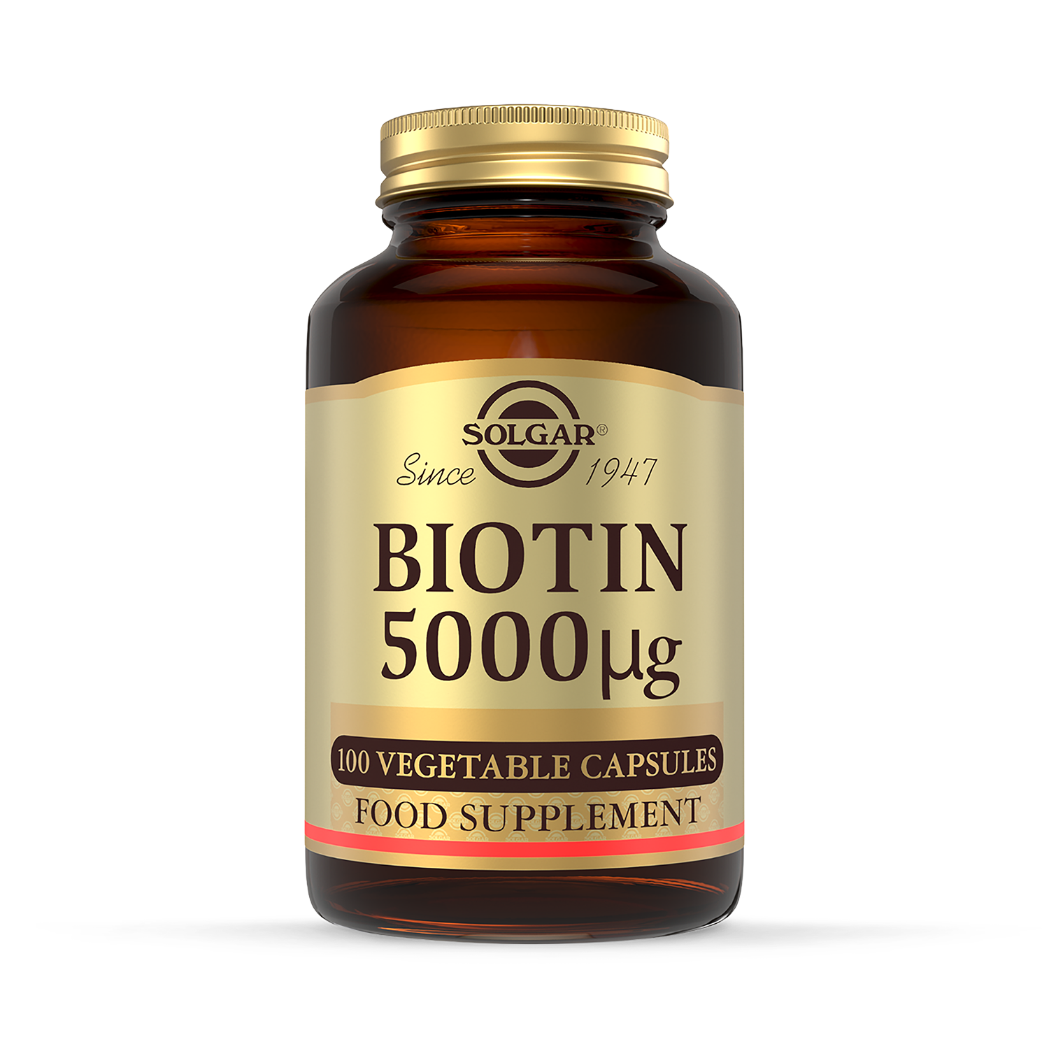 Solgar Biotin 5000g 100 capsules (British brand)