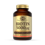 Solgar Biotin 5000g 100 capsules (British brand)