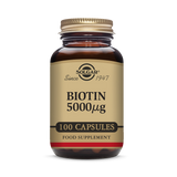 Solgar Biotin 5000µg 50 Vegi Capsules