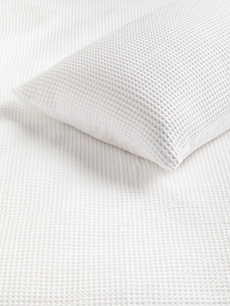 Ensemble de housse de couette gaufrée John Lewis Aurelia, importé du Royaume-Uni