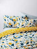 John Lewis Petals percale duvet cover set single size, UK version