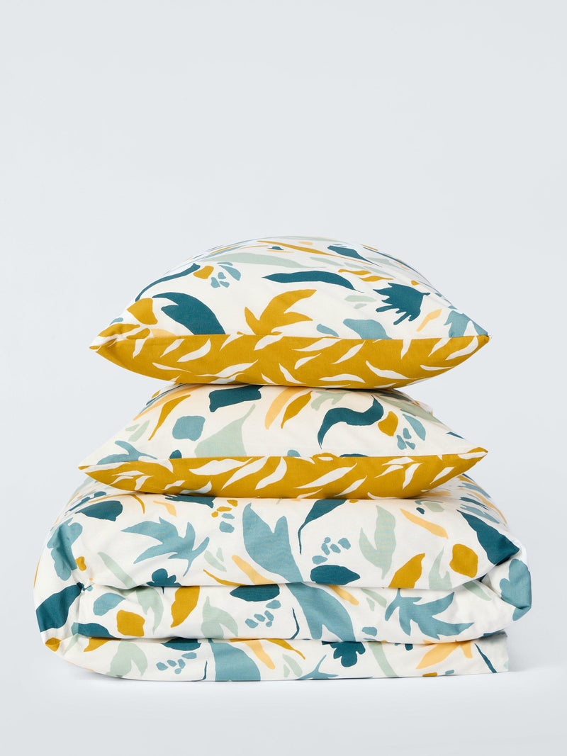 John Lewis Petals percale duvet cover set single size, UK version