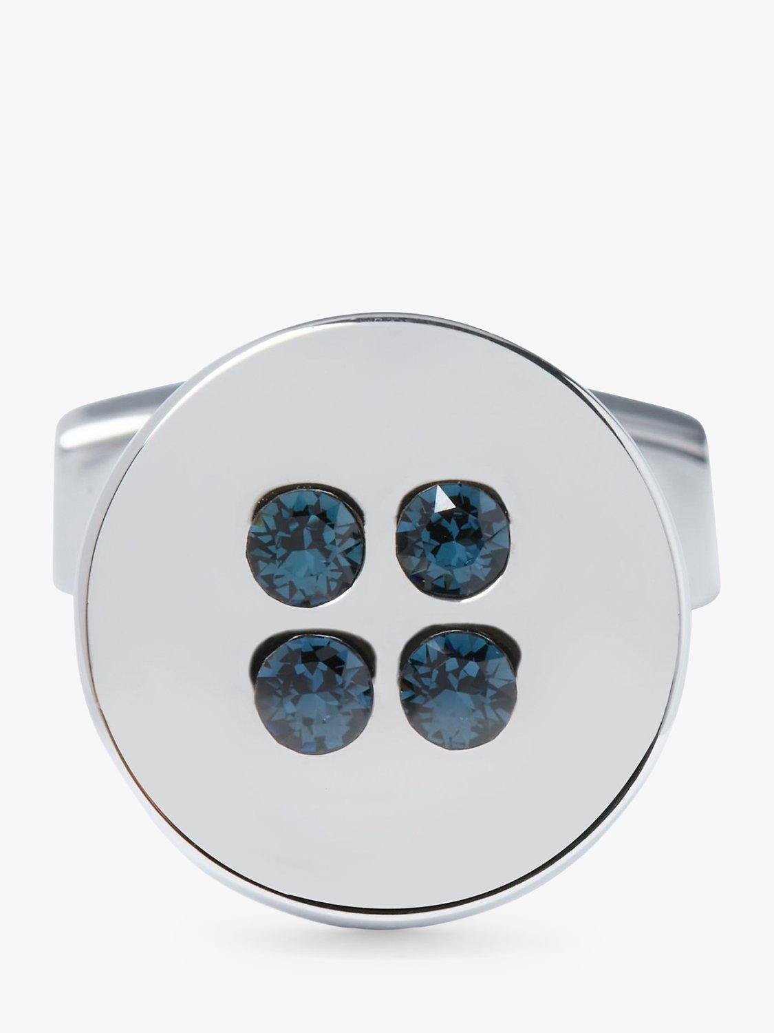 Simon Carter blue Swarovski crystal cufflinks - British product