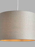 John Lewis Sophia Pure Linen Drum Lampshade