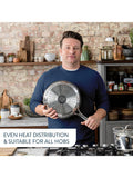 Jamie Oliver Cooks Classics Stainless Steel Frying Pan 24cm, UK version