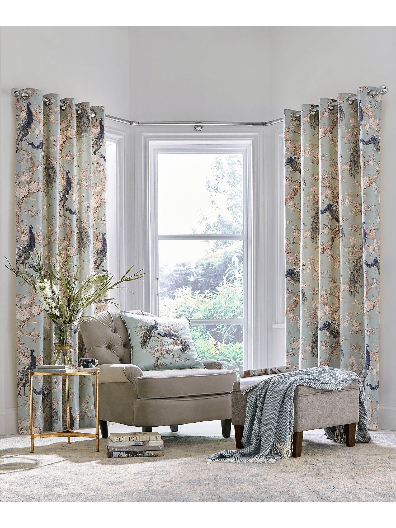 Laura Ashley Belvedere lined eyelet curtains, UK version