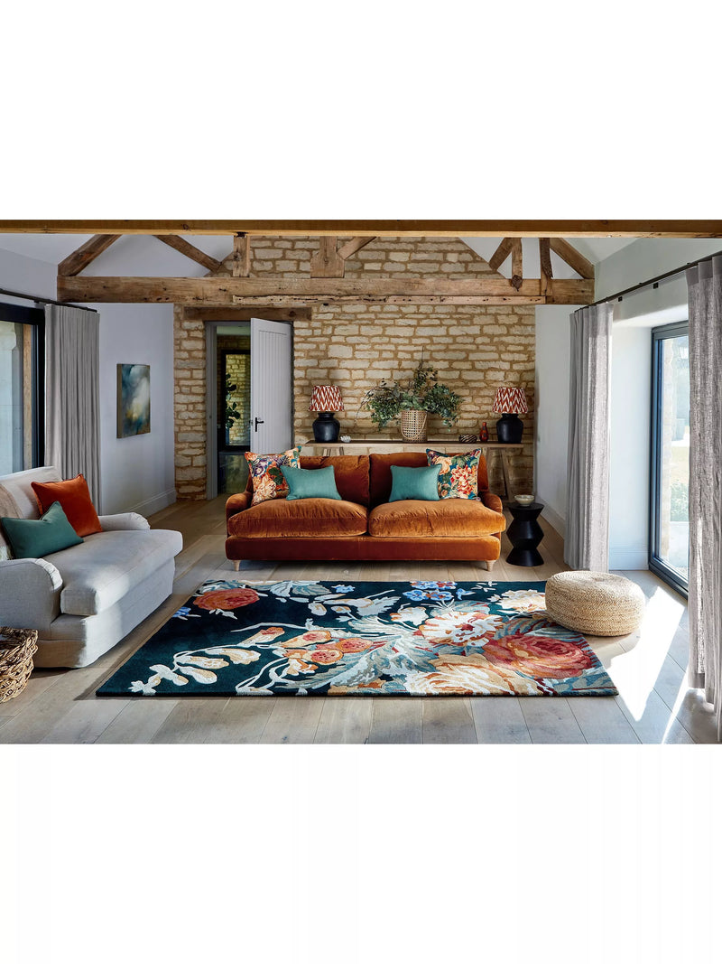 Sanderson Stapleton Park floral rug 240x170cm, UK version