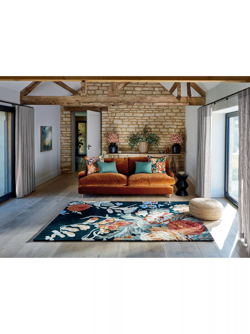 Sanderson Stapleton Park floral rug 240x170cm, UK version
