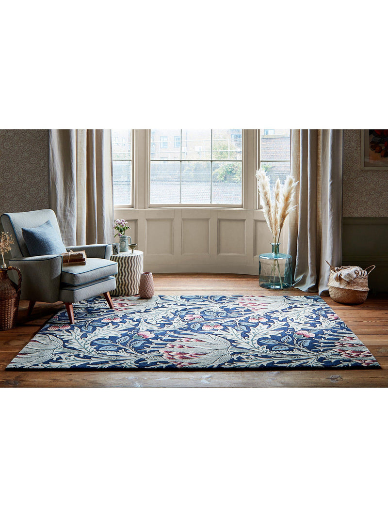 Morris & Co Artichoke rug hand-tufted wool 200x140cm - British product