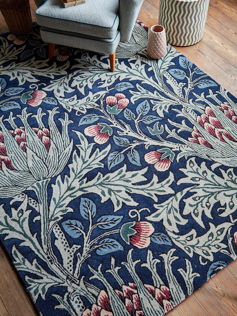 Morris & Co Artichoke rug hand-tufted wool 200x140cm - British product