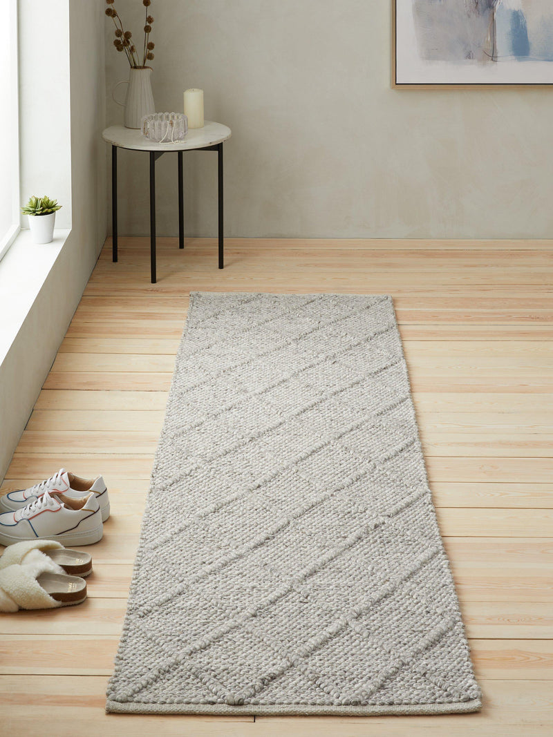 John Lewis Guernsey wool-mix rug 70x240cm (British brand)